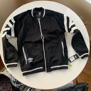 Men’s Umbro track jacket in size medium. Brand new, unworn with tag attached.